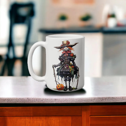  Gothic Scarecrow's Halloween Coffee Mug by Free Spirit Accessories sold by Free Spirit Accessories