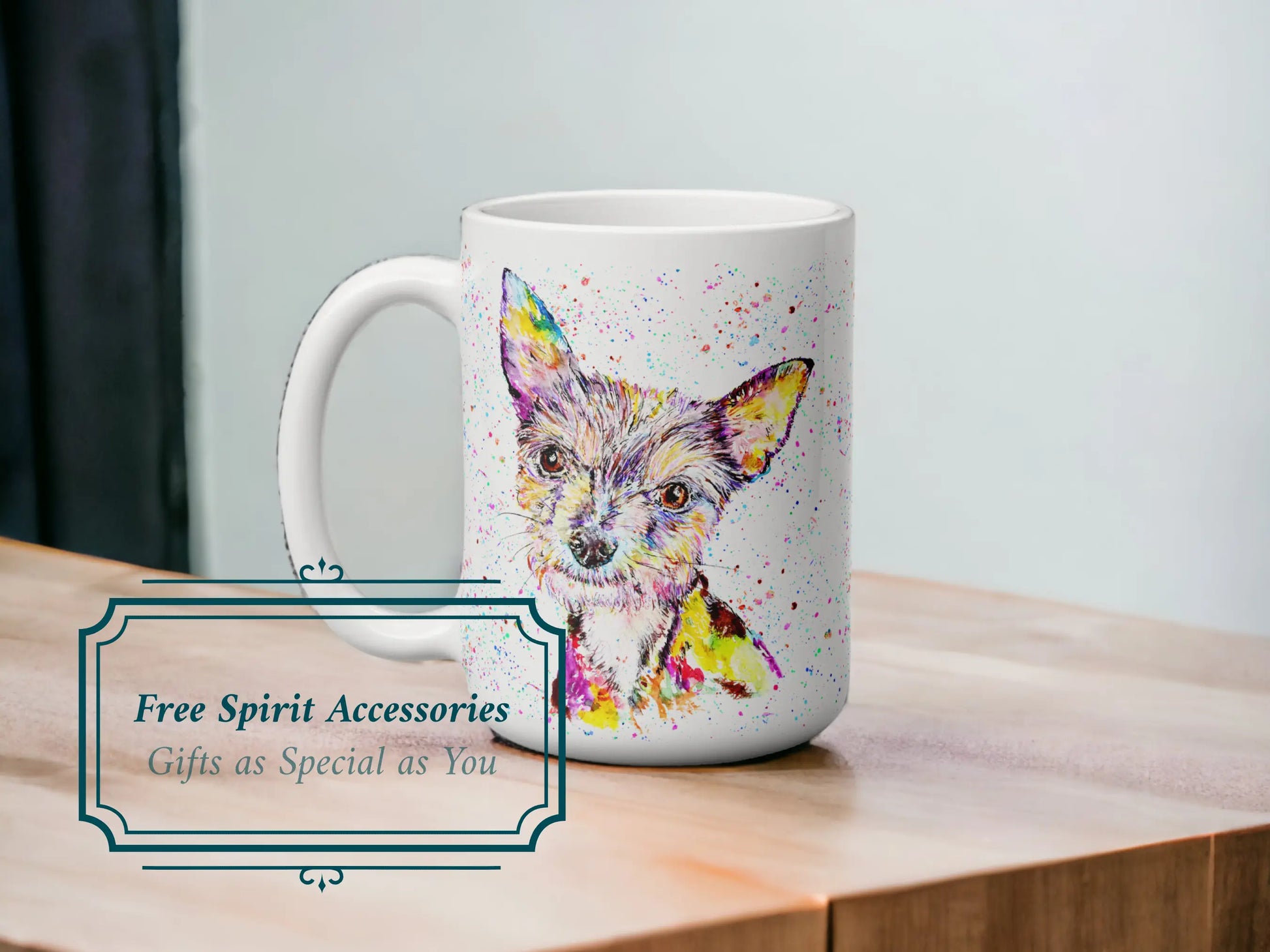 Colourful Chorkie Dog Coffee Mug by Free Spirit Accessories sold by Free Spirit Accessories