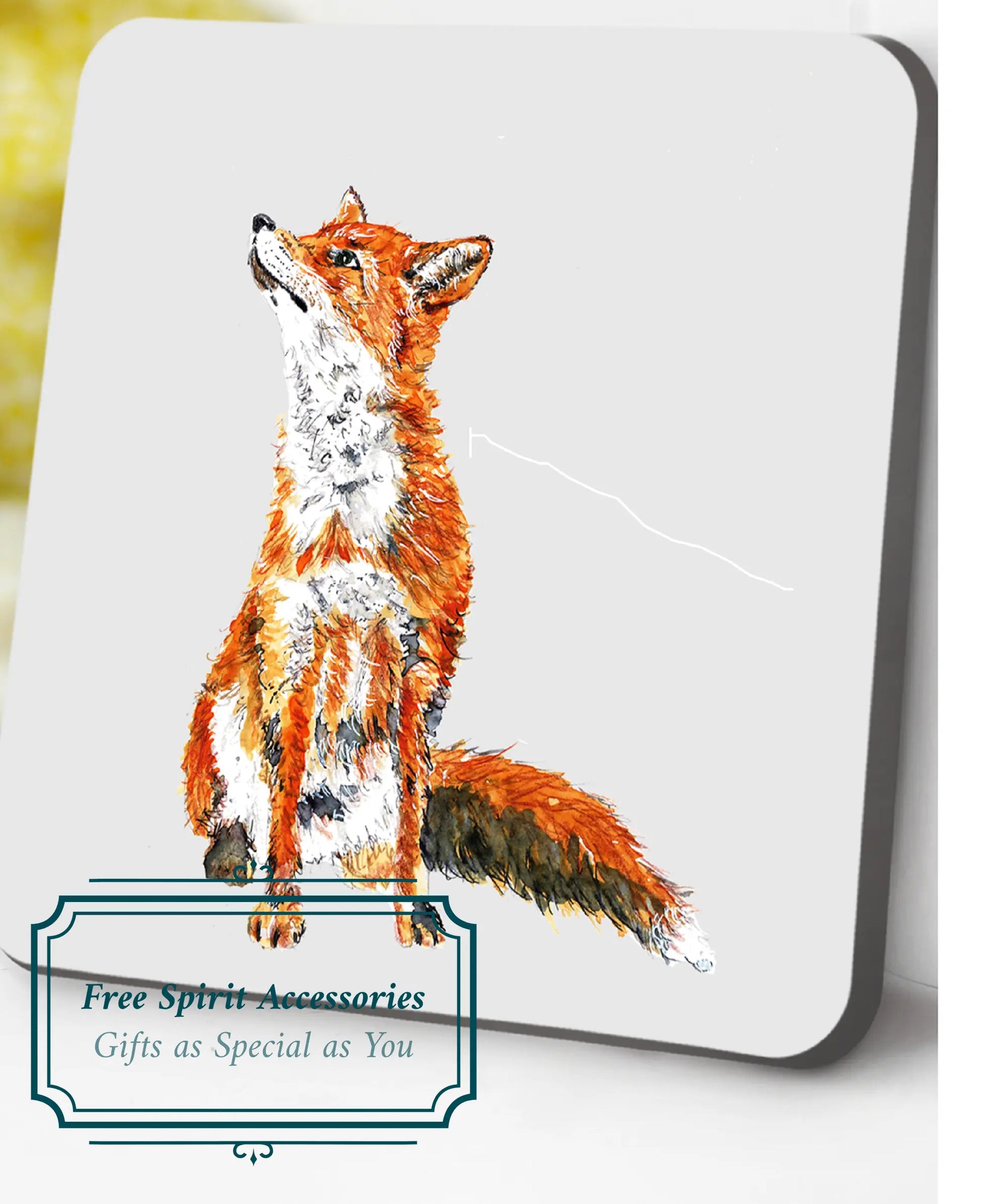  Beautiful Fox Mug and Coaster by Free Spirit Accessories sold by Free Spirit Accessories