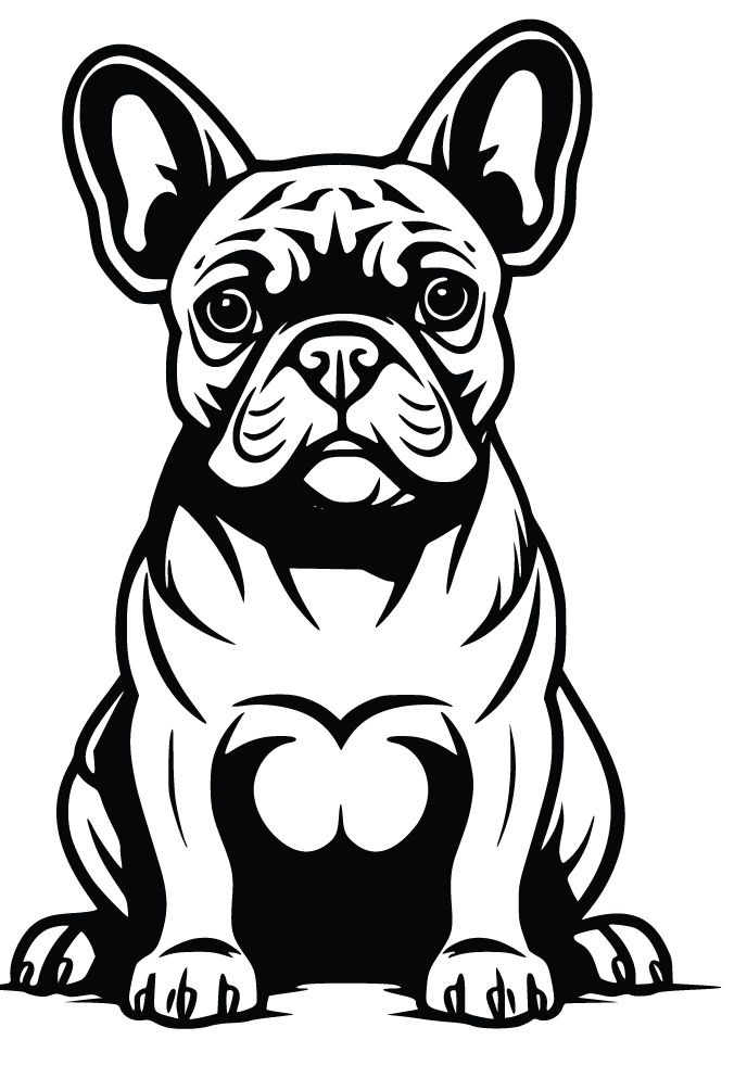  French Bulldog Dog Digital Cross Stitch Chart by Free Spirit Accessories sold by Free Spirit Accessories