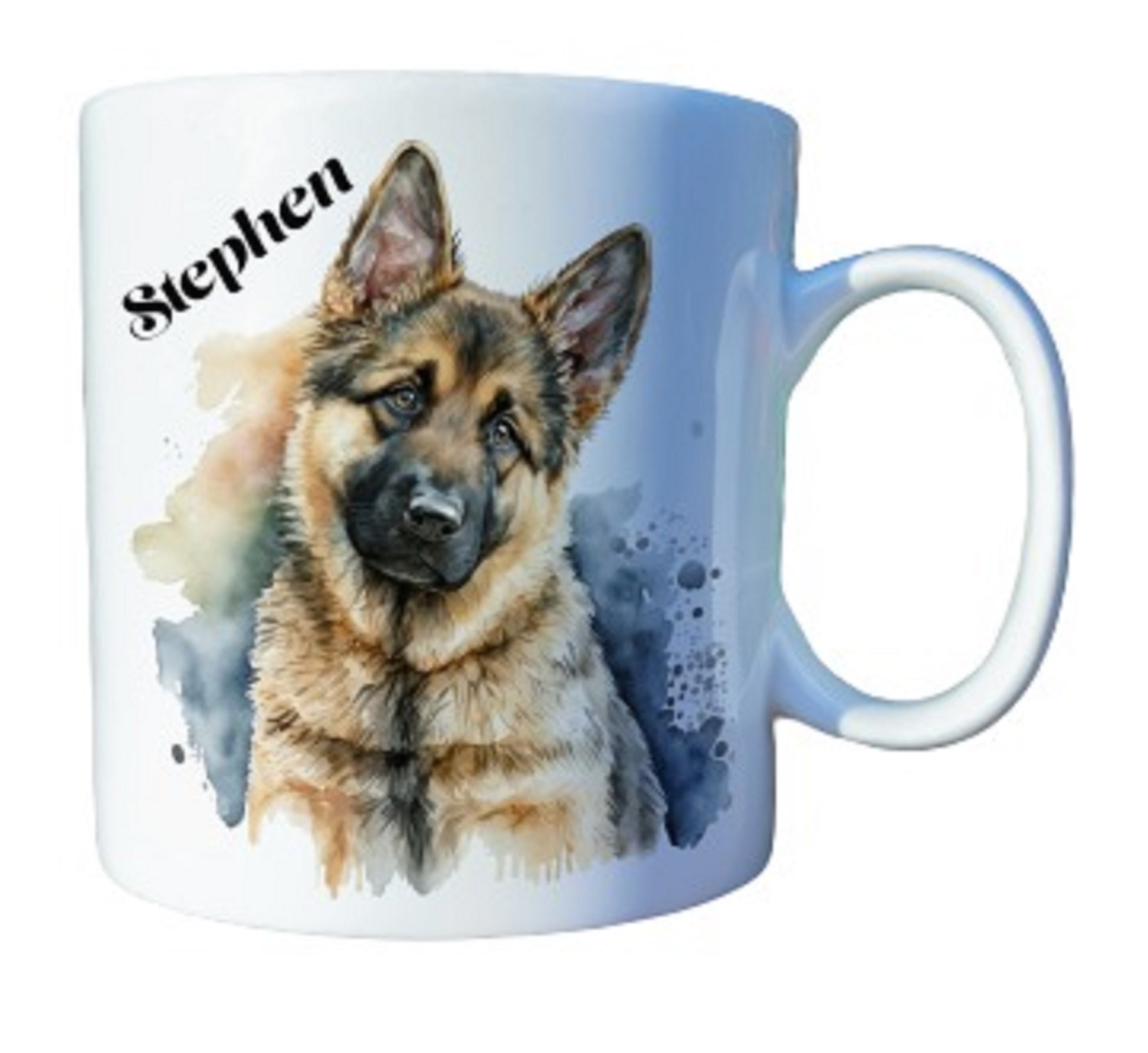  Beautiful Personalised German Shepherd Coffee Mugs - Choice of Designs by Free Spirit Accessories sold by Free Spirit Accessories
