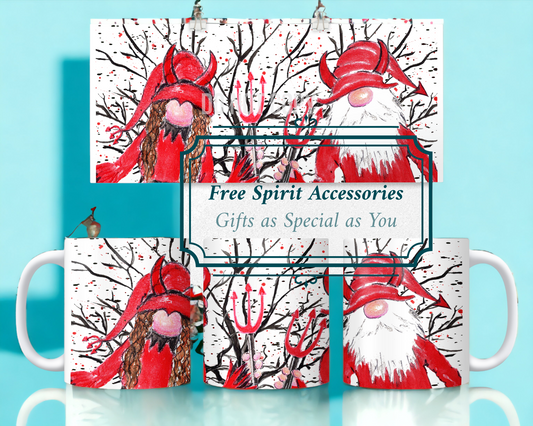  Halloween Devil Gonks Mug by Free Spirit Accessories sold by Free Spirit Accessories