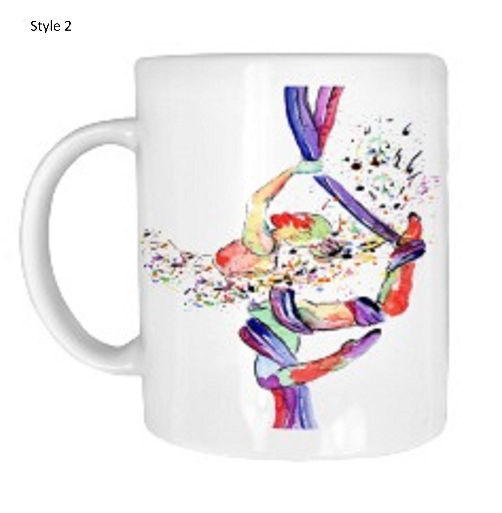  Custom Rainbow Aerial Gymnasts Mugs - Trendy Coffee Mugs for Any Occasion by Free Spirit Accessories sold by Free Spirit Accessories
