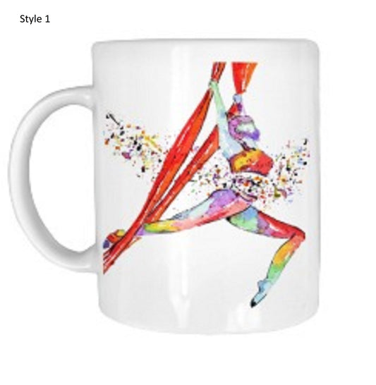  Custom Rainbow Aerial Gymnasts Mugs - Trendy Coffee Mugs for Any Occasion by Free Spirit Accessories sold by Free Spirit Accessories