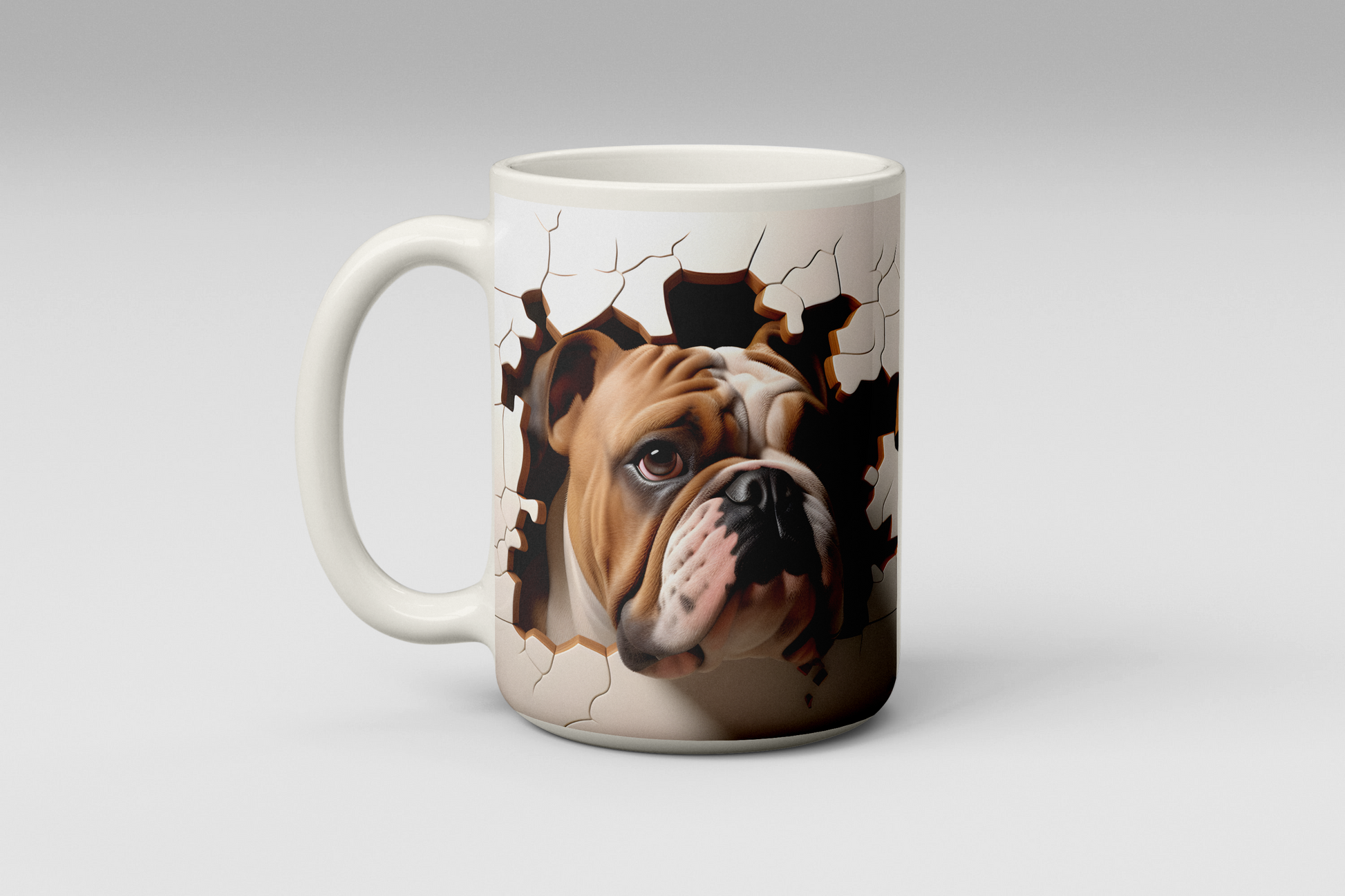  Bulldog Smashing Out Coffee Mug by Free Spirit Accessories sold by Free Spirit Accessories