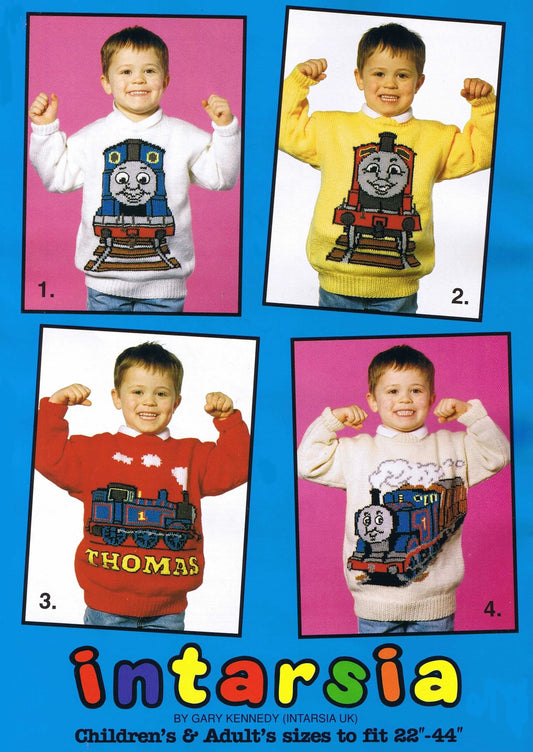  Thomas The Tank Engine Jumper Knitting Pattern by Cross Stitch Chart Heaven sold by Free Spirit Accessories