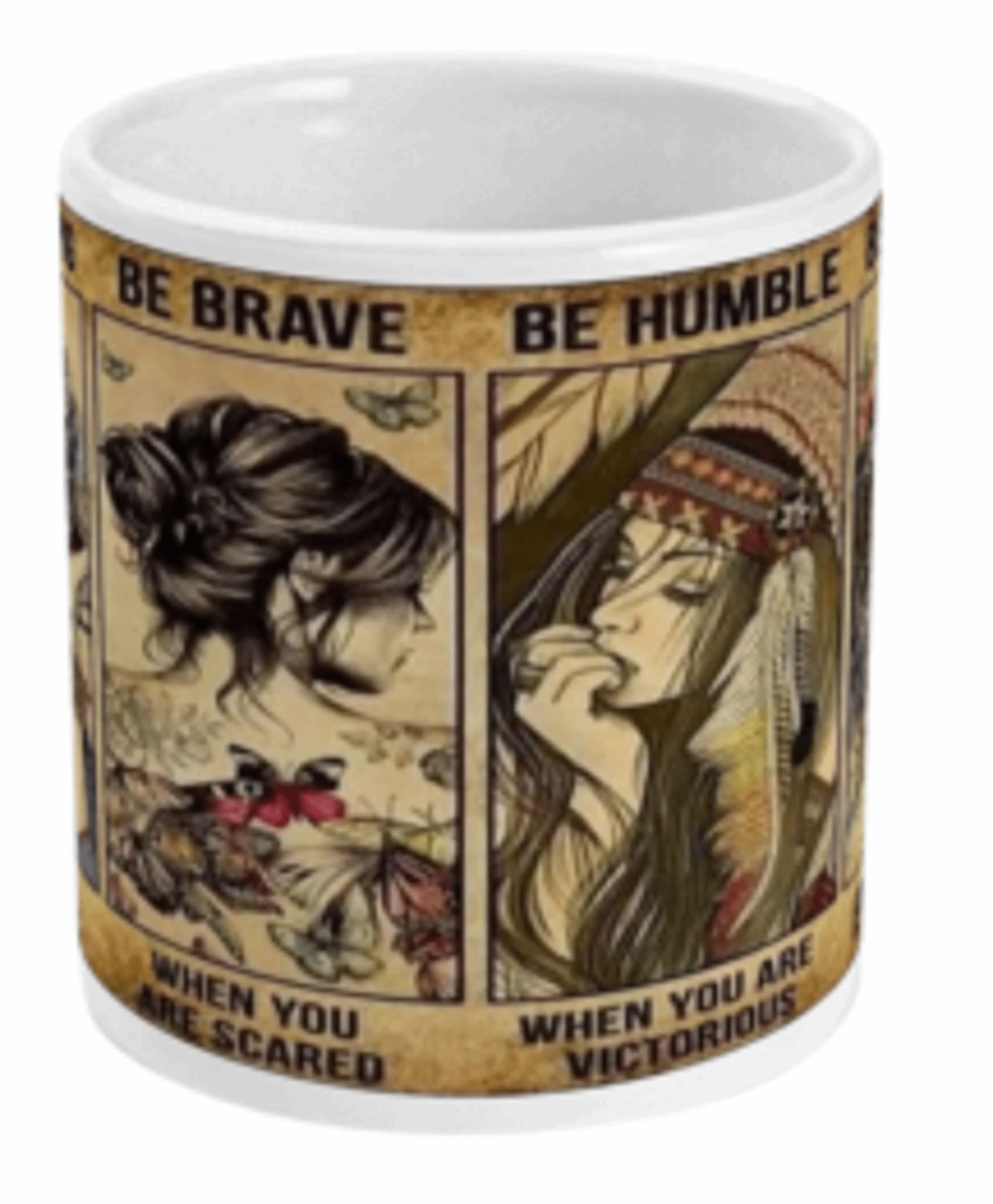  Be Strong Be Brave Coffee Mug by Free Spirit Accessories sold by Free Spirit Accessories