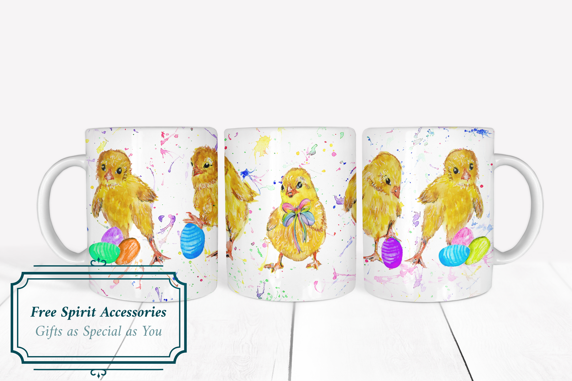  Beautiful Easter Chicks Coffee Mug by Free Spirit Accessories sold by Free Spirit Accessories