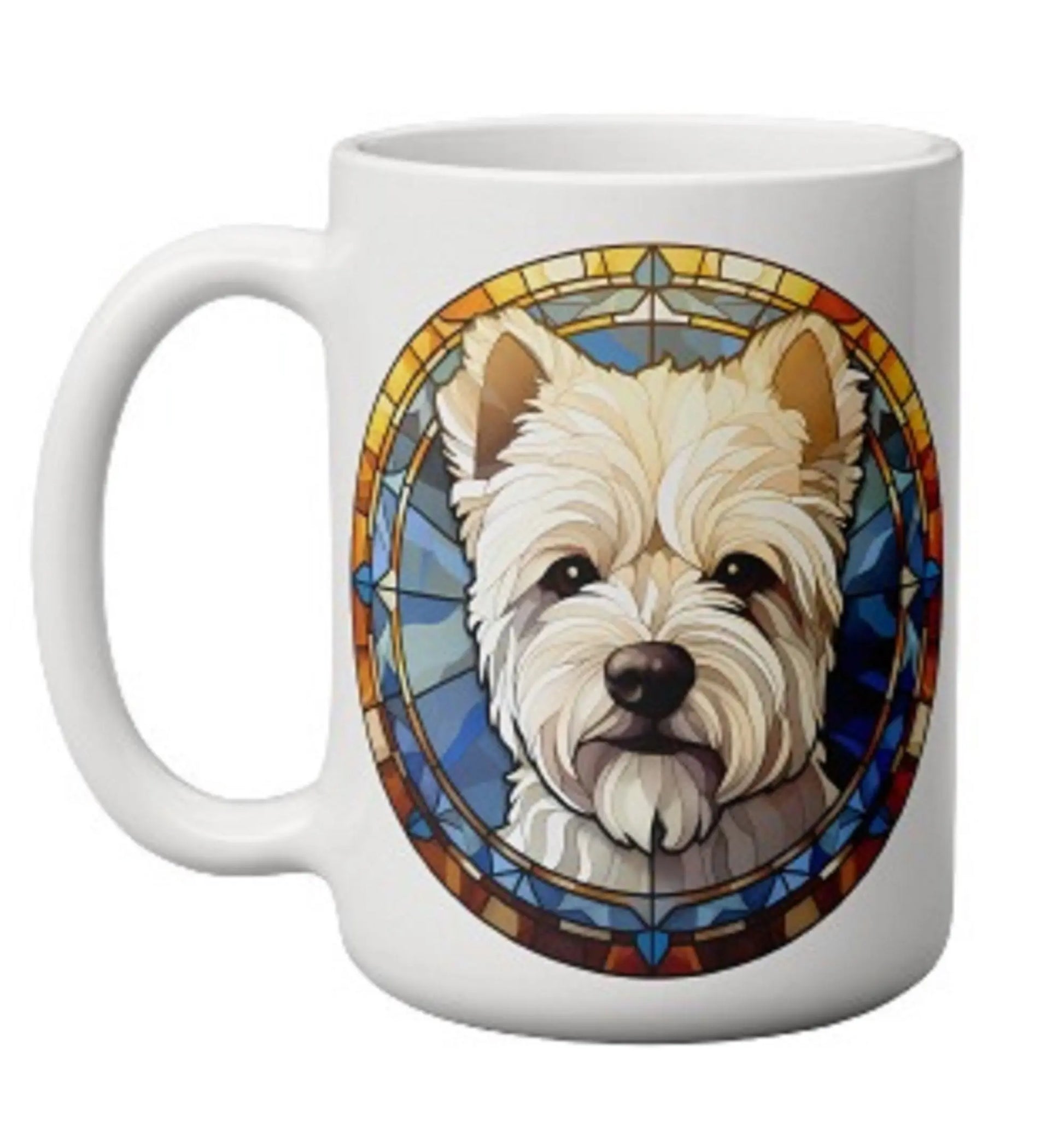  Scottie Dog Stained Window Mug by Free Spirit Accessories sold by Free Spirit Accessories
