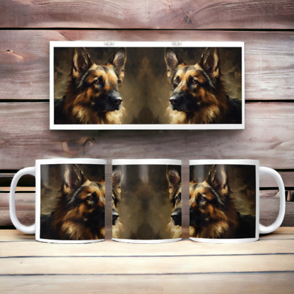  Beautiful German Shepherd Dog Mug by Free Spirit Accessories sold by Free Spirit Accessories