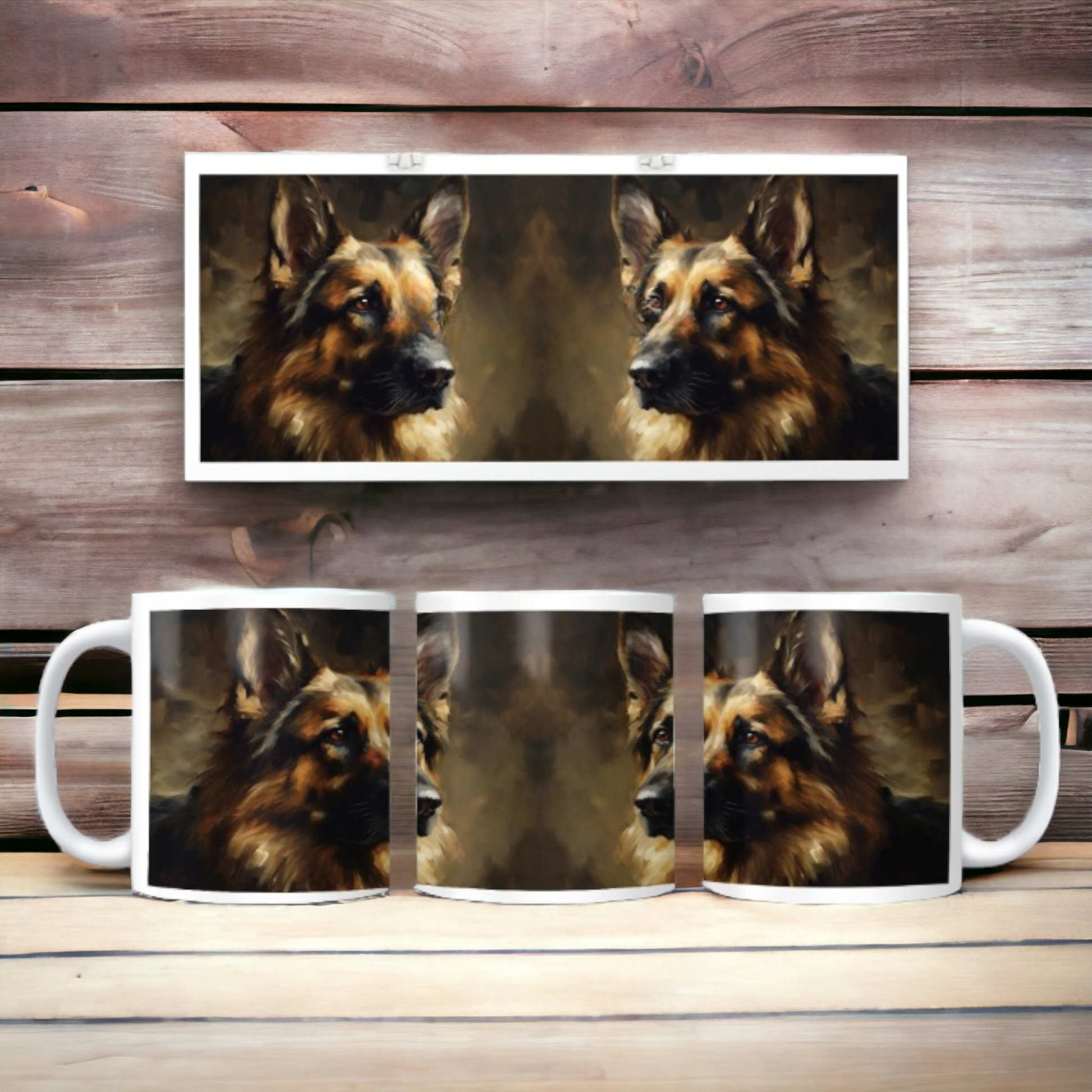  Beautiful German Shepherd Dog Mug by Free Spirit Accessories sold by Free Spirit Accessories