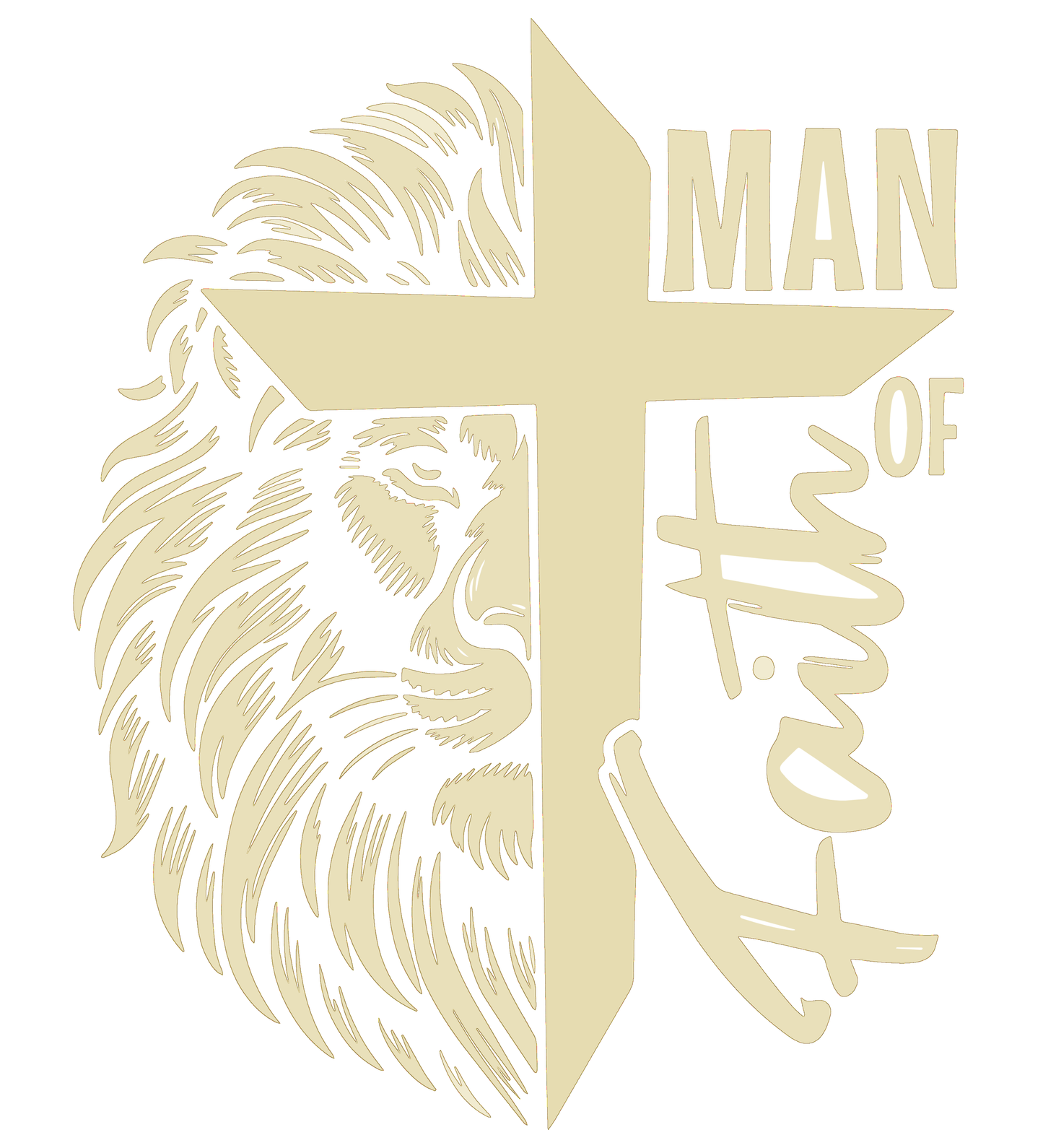  Biblical Lion Faith Cross Stitch Chart by Free Spirit Accessories sold by Free Spirit Accessories