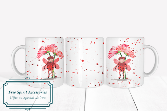  Super Cute Lady Bug Coffee Mug by Free Spirit Accessories sold by Free Spirit Accessories
