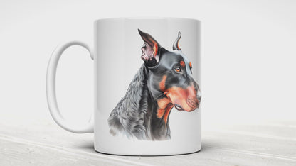 Doberman Dog Coffee Mug
