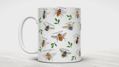 Variety of Bees Coffee Mug