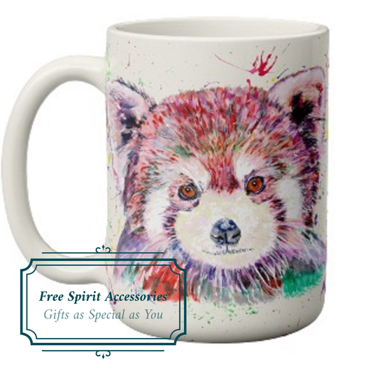  Colourful Red Panda Coffee Mug by Free Spirit Accessories sold by Free Spirit Accessories