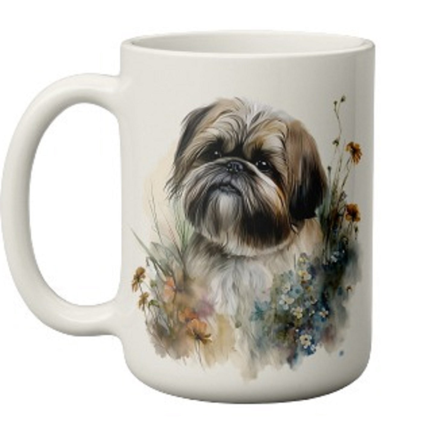 Shih Tzu Floral Coffee Mug by Free Spirit Accessories sold by Free Spirit Accessories