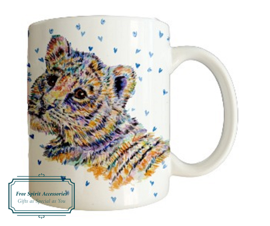  Tiger Cub Coffee Mug by Free Spirit Accessories sold by Free Spirit Accessories