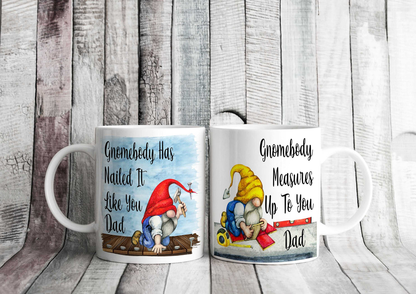  Fathers Day Gnome Mug Choice of 2 Designs by Free Spirit Accessories sold by Free Spirit Accessories