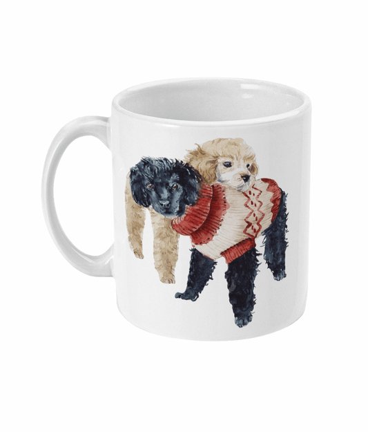  Two Minature Poodles Coffee Mug by Free Spirit Accessories sold by Free Spirit Accessories