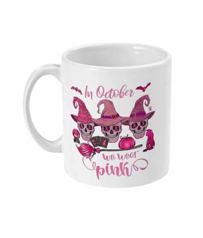  In October We Wear Pink Breast Cancer Mug by Free Spirit Accessories sold by Free Spirit Accessories