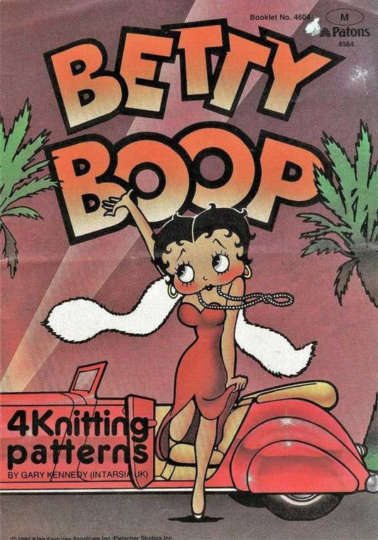  Betty Boop Jumper Knitting Pattern by Cross Stitch Chart Heaven sold by Free Spirit Accessories
