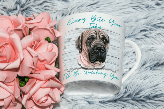  Every Bite You Take Bull Mastiff Mug by Free Spirit Accessories sold by Free Spirit Accessories