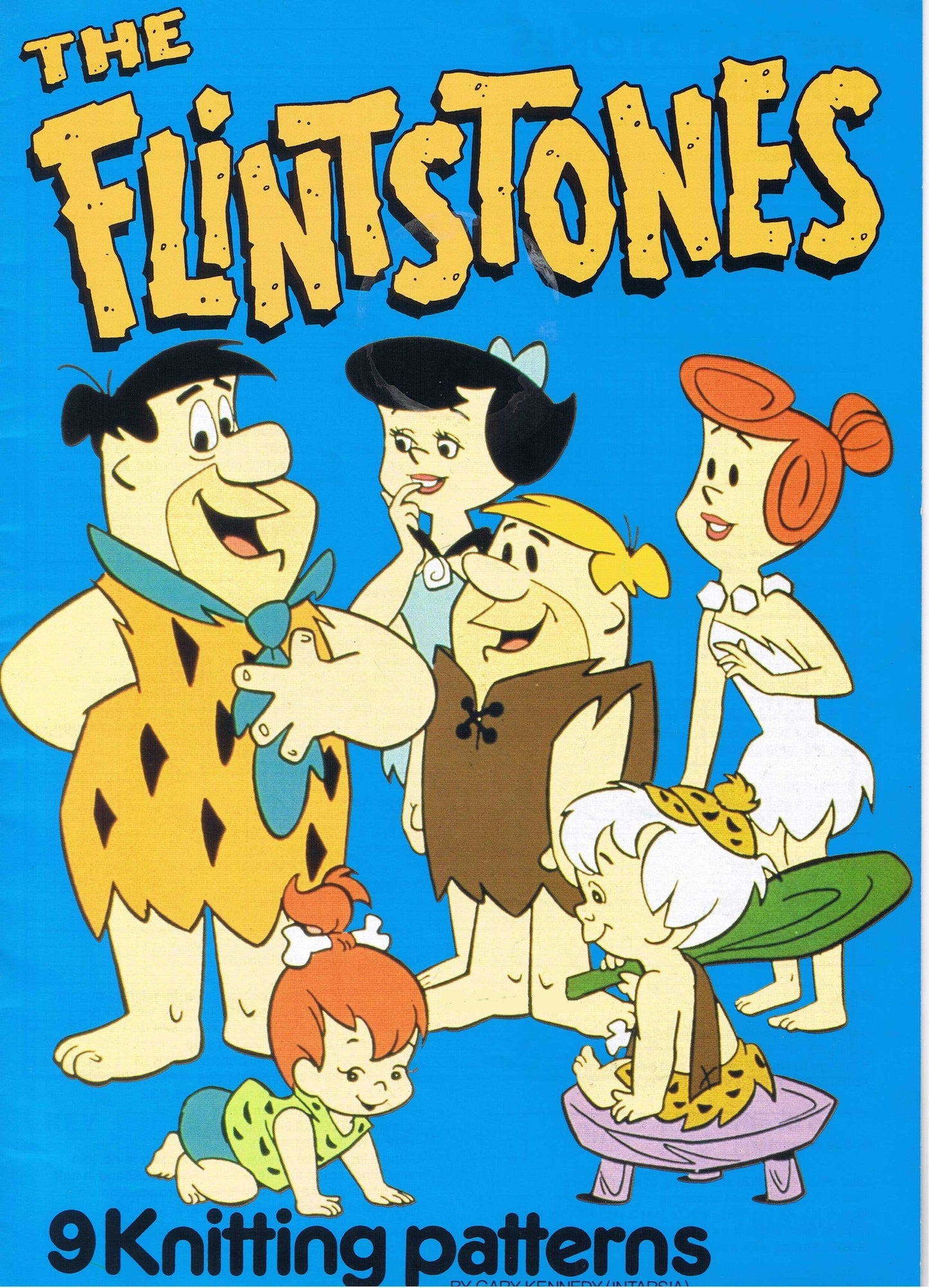  The Flintstones Jumper Vintage Knitting Pattern by Cross Stitch Chart Heaven sold by Free Spirit Accessories