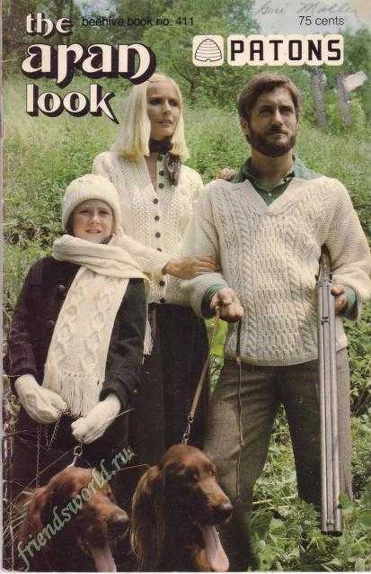  The Aran Look Vintage Knitting Booklet by Cross Stitch Chart Heaven sold by Free Spirit Accessories