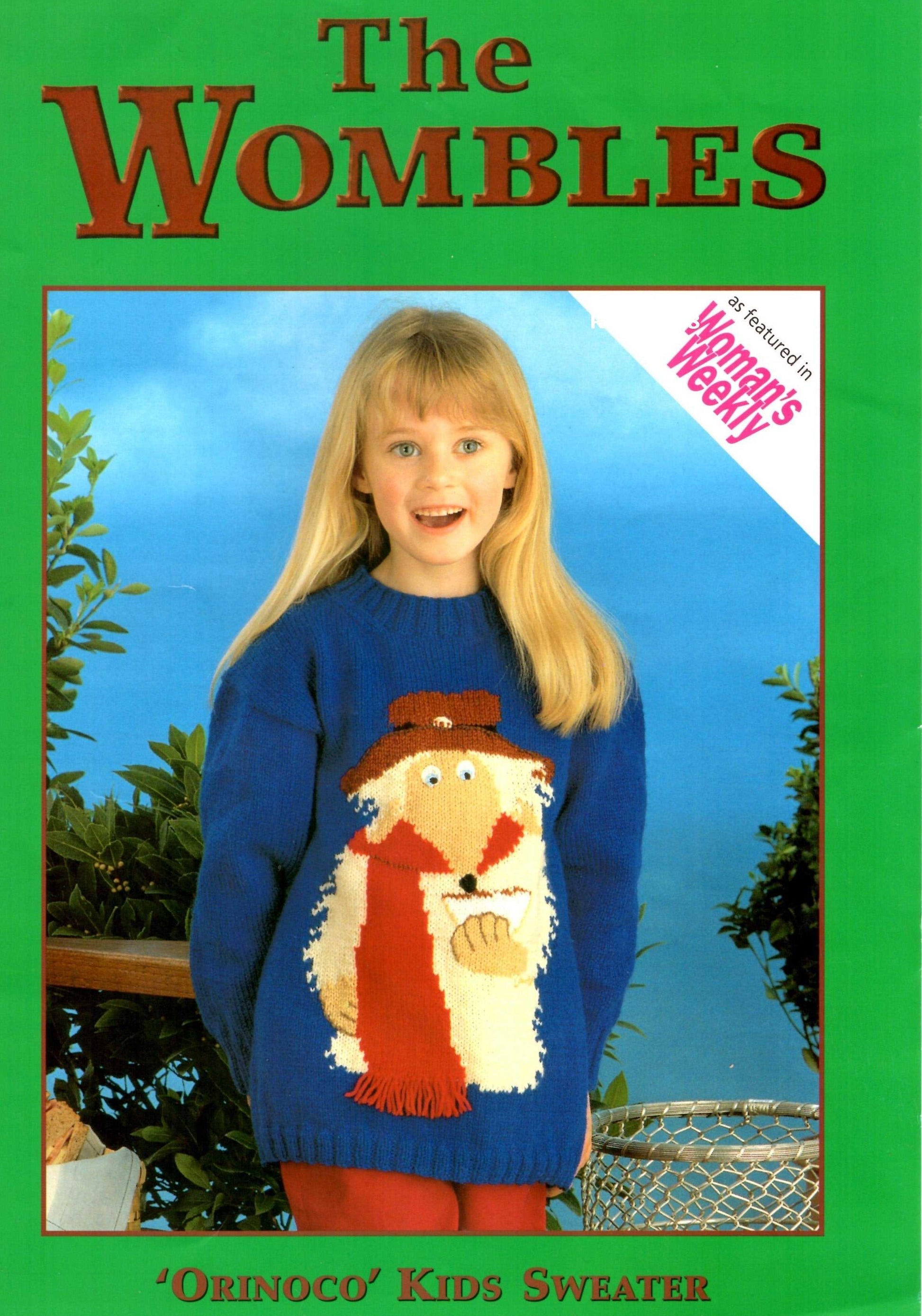  Orinoco Womble Vintage Knitting Pattern by Cross Stitch Chart Heaven sold by Free Spirit Accessories