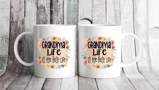  Grandma Life is the Best Life Coffee Mug by Free Spirit Accessories sold by Free Spirit Accessories