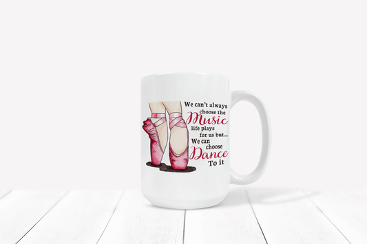  Can't Choose the Music That Life Plays Mug by Free Spirit Accessories sold by Free Spirit Accessories