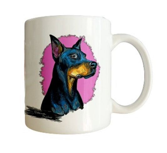  Doberman Dog Coffee Mug by Free Spirit Accessories sold by Free Spirit Accessories