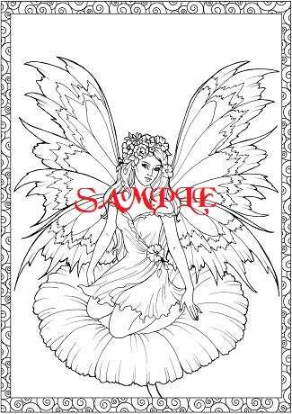  Fairy Sat on a Flower Cross Stitch Chart by Cross Stitch Charts Heaven sold by Free Spirit Accessories