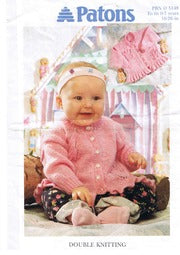  Flower and Butterfly Cardigan Knitting Pattern by Cross Stitch Chart Heaven sold by Free Spirit Accessories