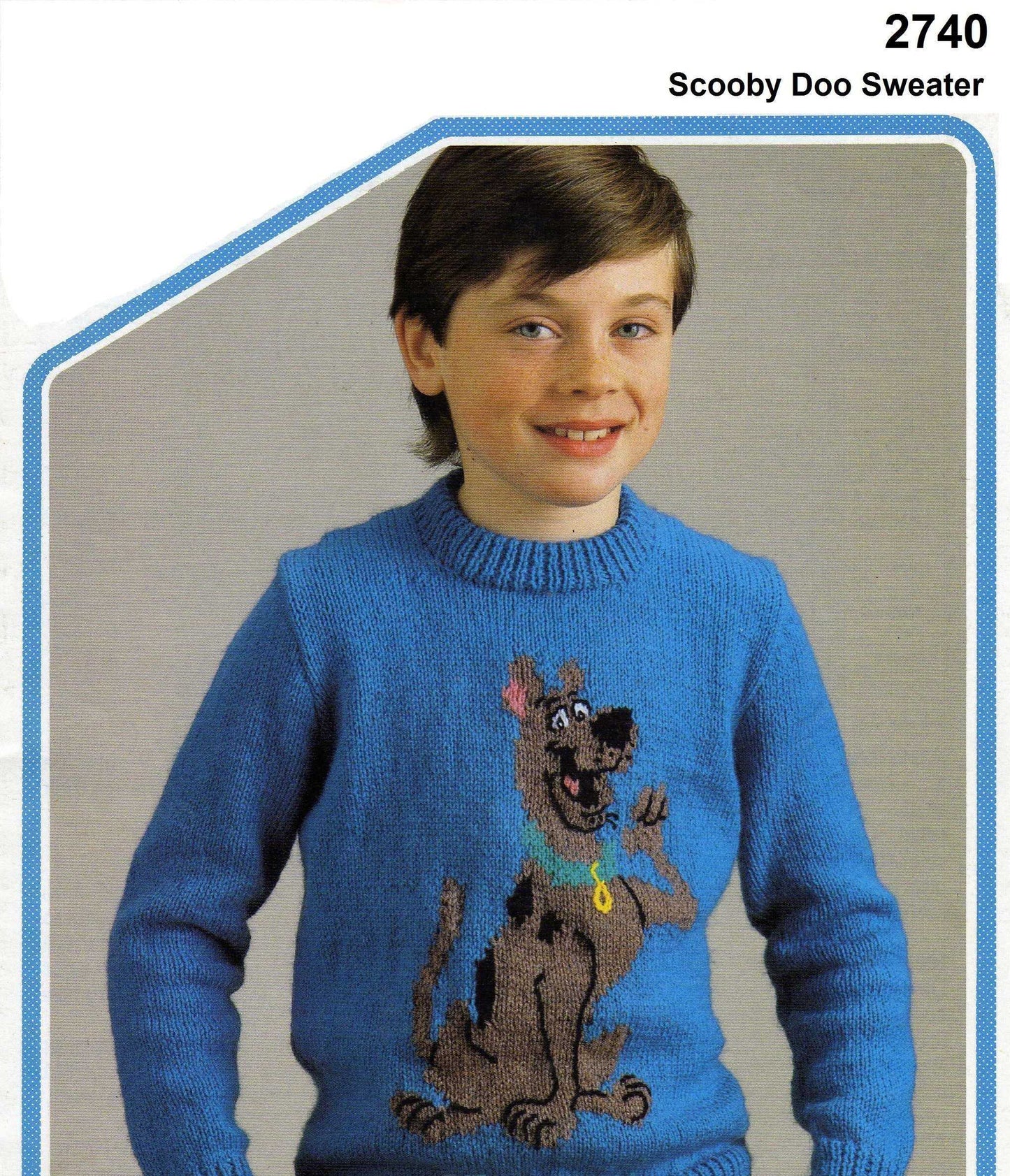  Scooby Doo Jumper Knitting Pattern by Cross Stitch Chart Heaven sold by Free Spirit Accessories