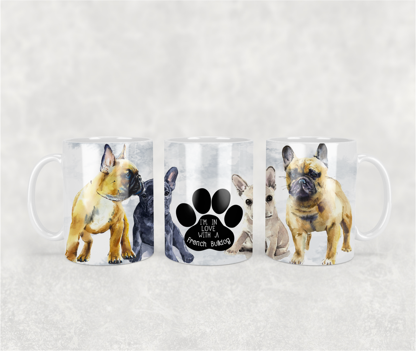  French Bulldogs Coffee Mug by Free Spirit Accessories sold by Free Spirit Accessories