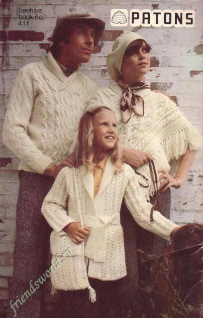  The Aran Look Vintage Knitting Booklet by Cross Stitch Chart Heaven sold by Free Spirit Accessories