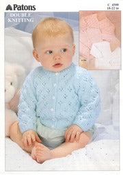  Sweater and Cardigan Baby Knitting Pattern by Cross Stitch Chart Heaven sold by Free Spirit Accessories