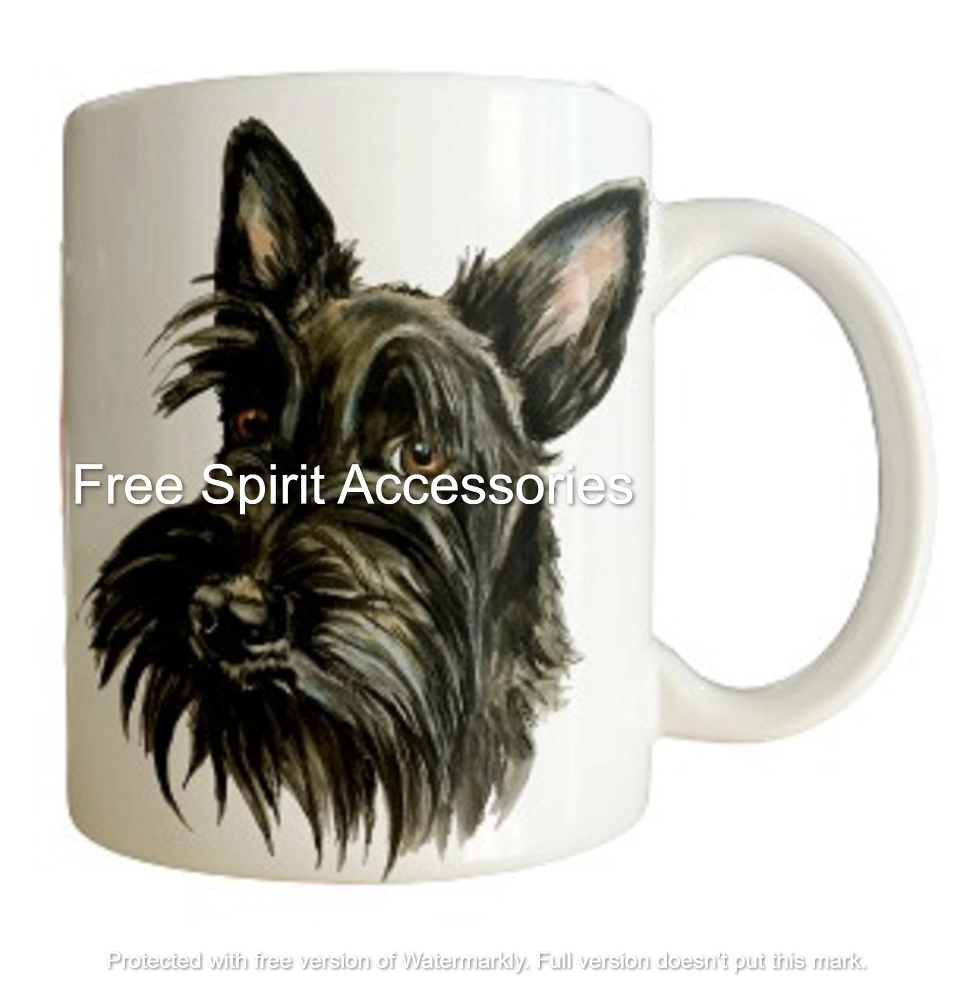  Black Scottie Dog Coffee Mug by Free Spirit Accessories sold by Free Spirit Accessories