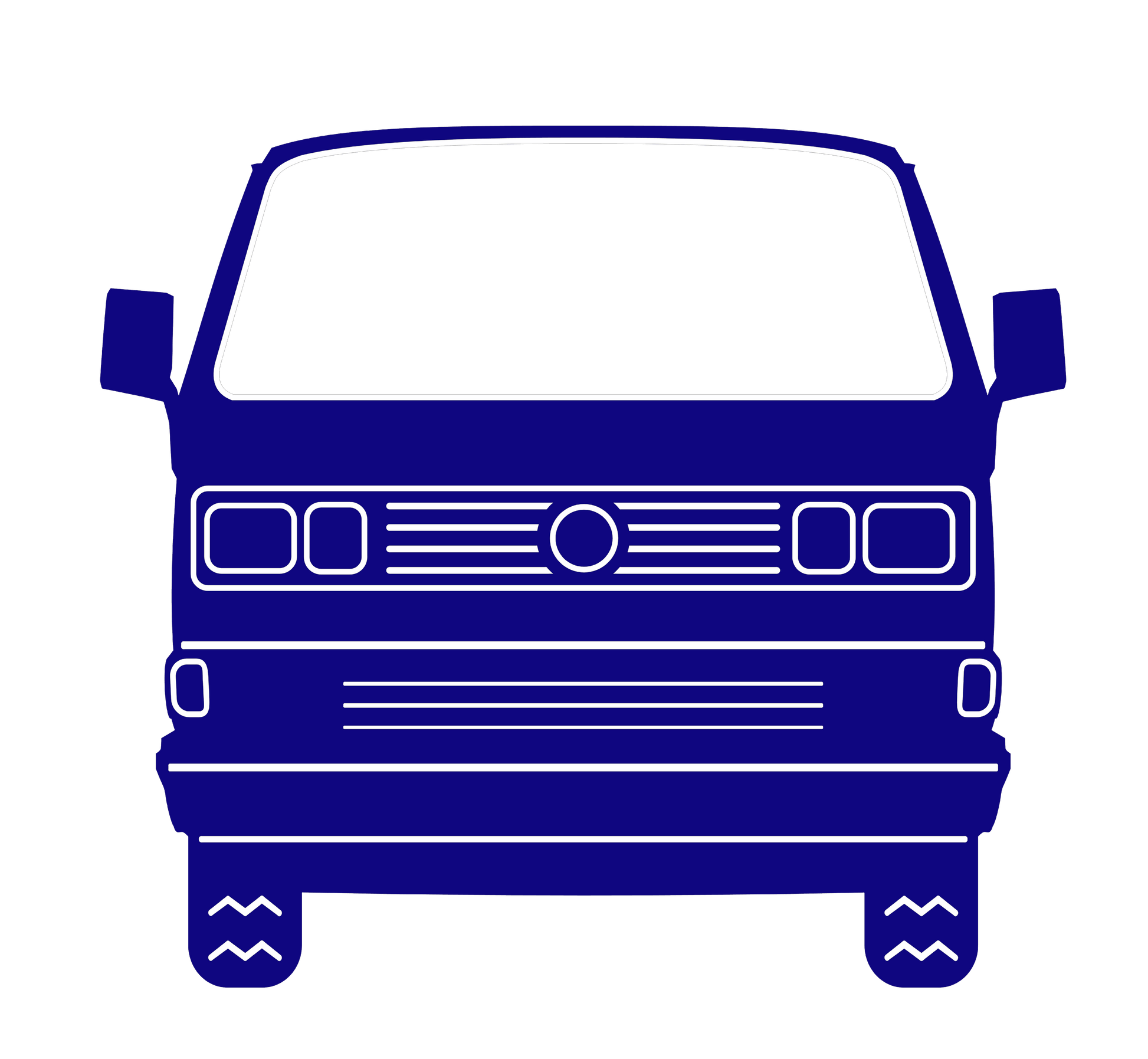 Blue Vee Dub Type 25 Camper Van Mug in Various Colours by Free Spirit Accessories sold by Free Spirit Accessories