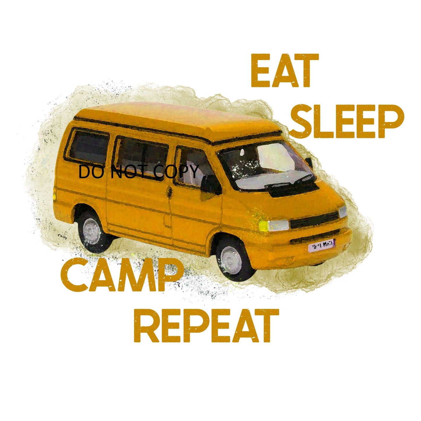  T4 Camper Eat Sleep Camp Repeat Mug by Free Spirit Accessories sold by Free Spirit Accessories