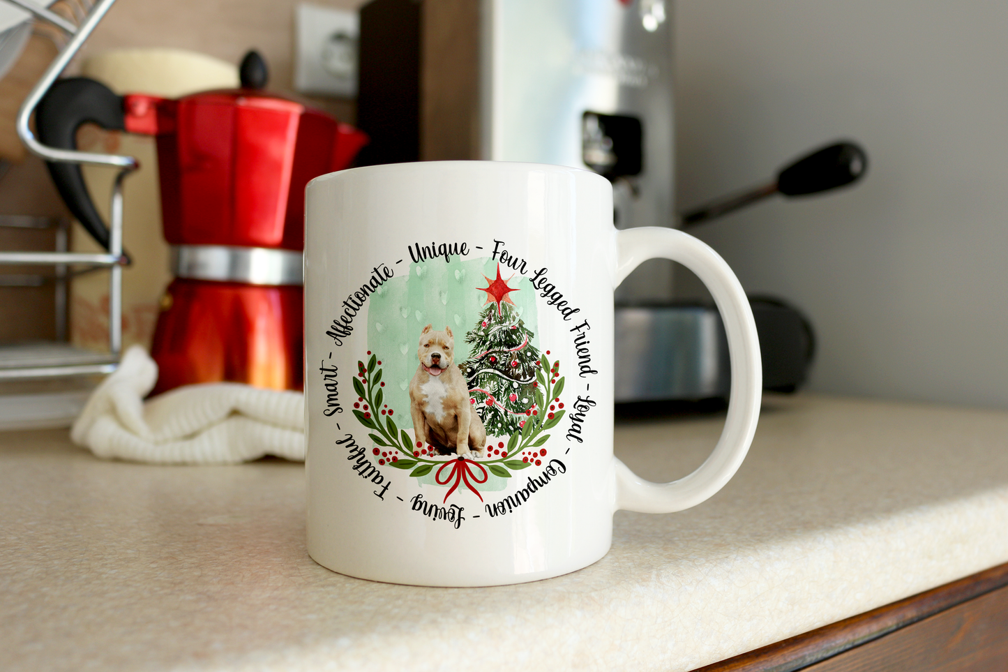  Christmas Dogs Mug in Various Breeds by Free Spirit Accessories sold by Free Spirit Accessories