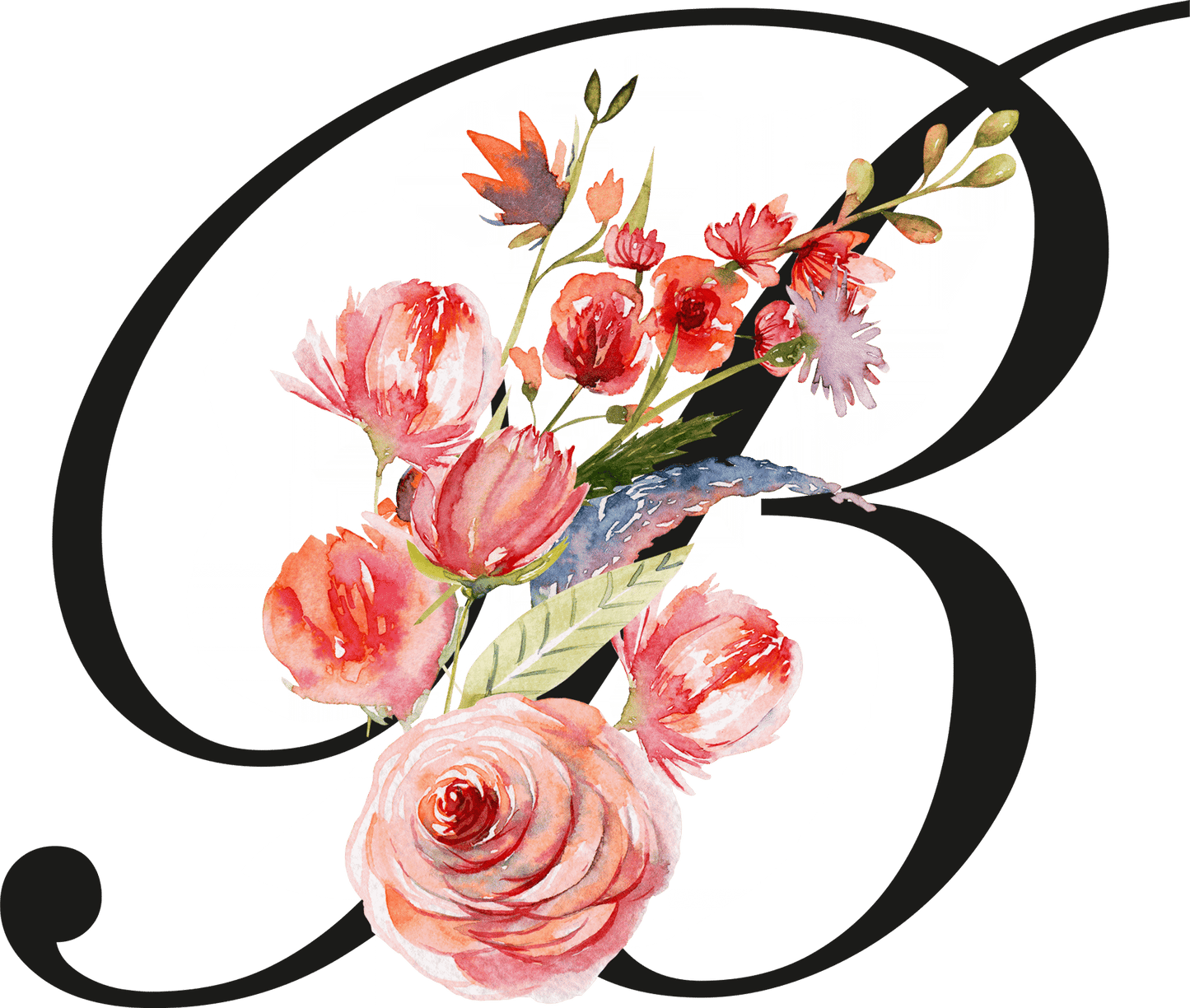  Floral Letter Initial Coffee or Tea Mug by Free Spirit Accessories sold by Free Spirit Accessories