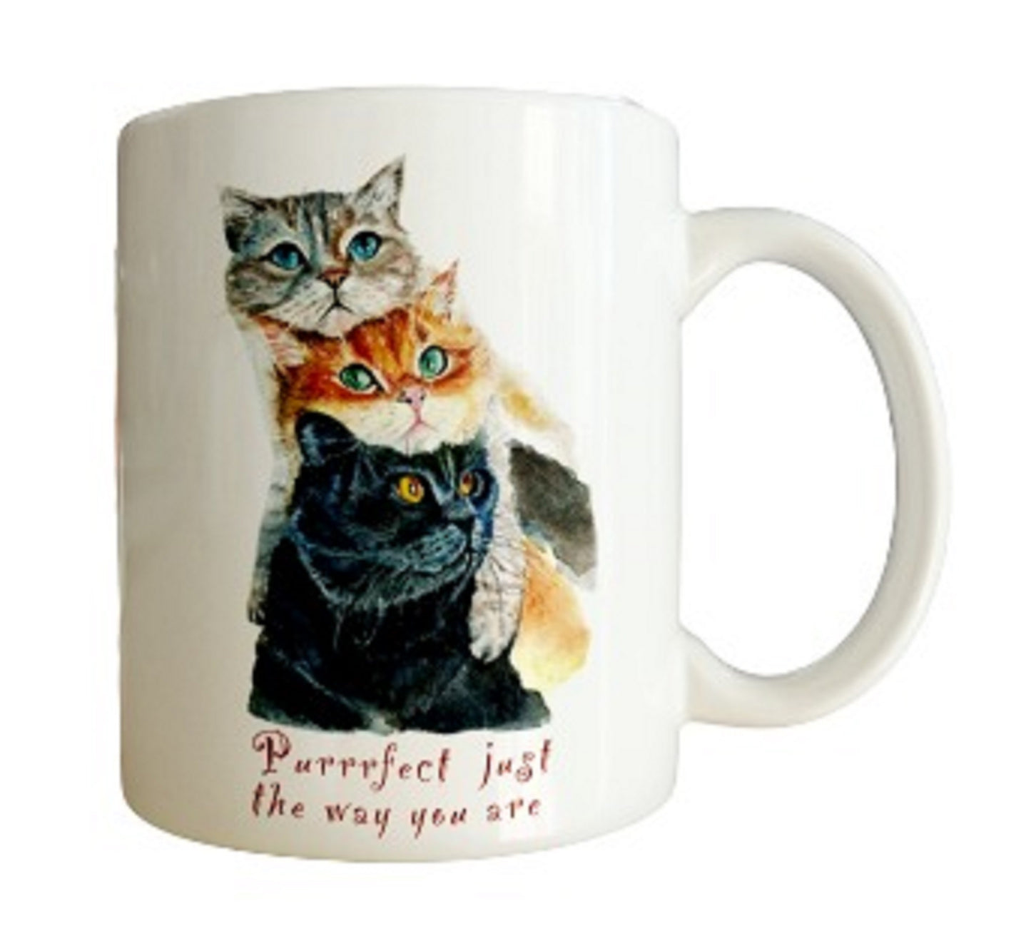  Purrrfect Cat Stack Coffee Mug by Free Spirit Accessories sold by Free Spirit Accessories