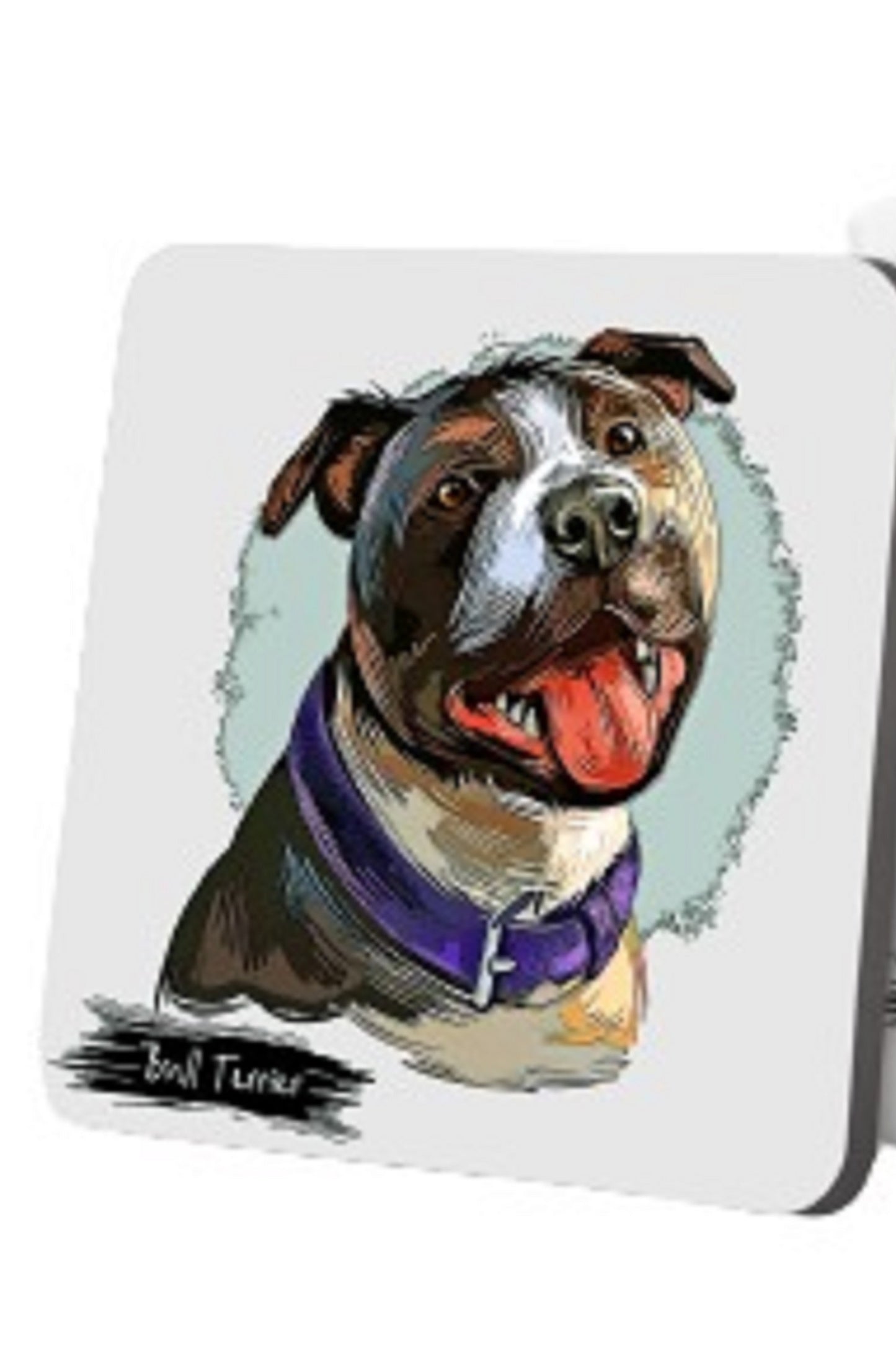 Coaster Only Staffy Dog Head Mug and Coaster by Free Spirit Accessories sold by Free Spirit Accessories