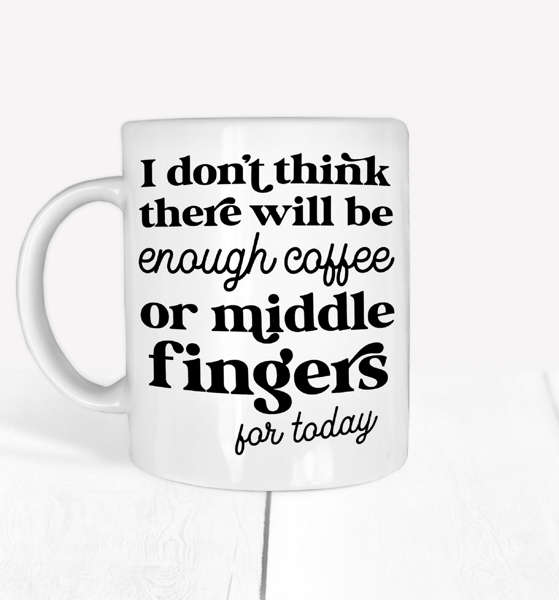 Funny Coffee and Middle Finger Mug by Free Spirit Accessories sold by Free Spirit Accessories