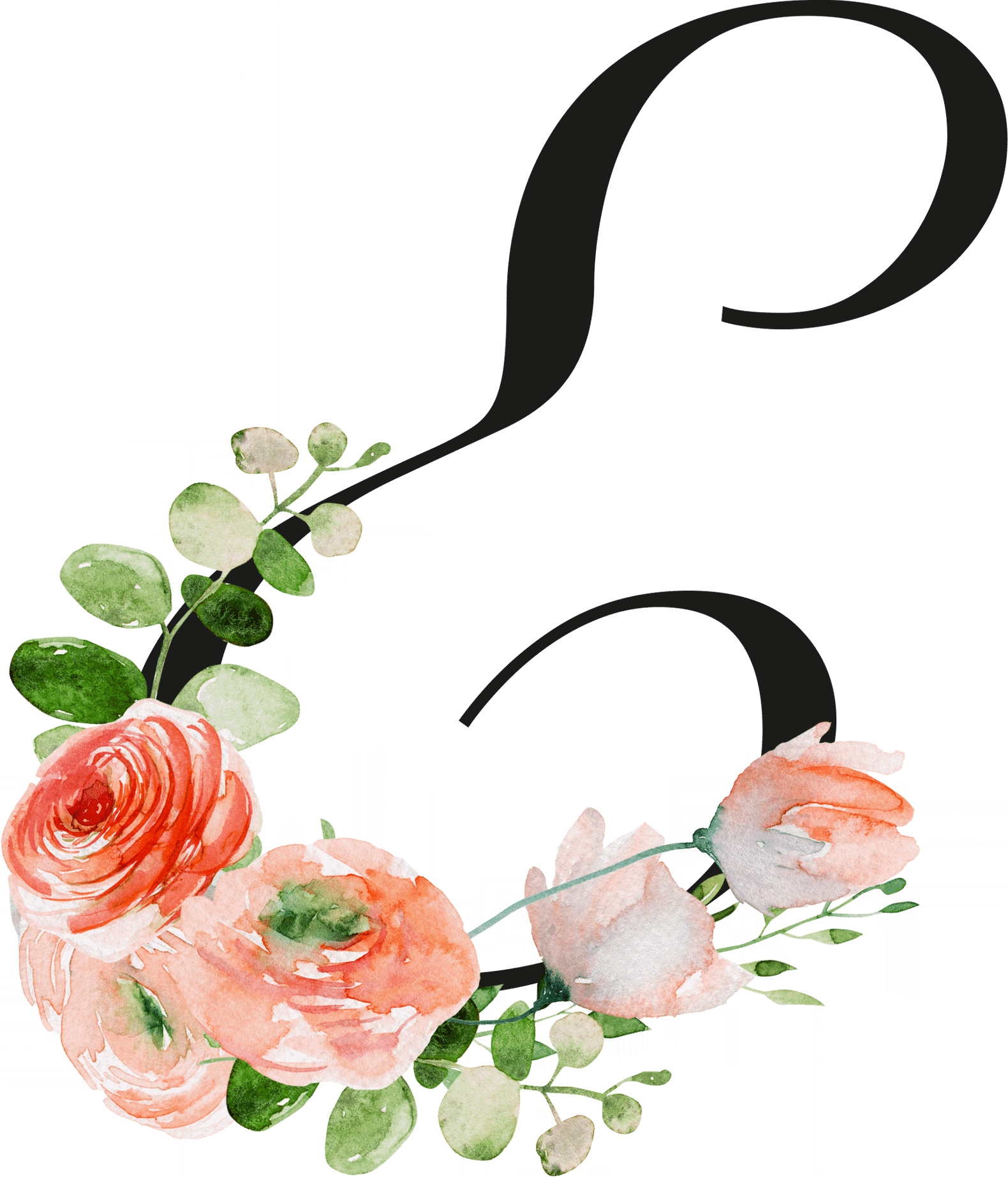  Floral Letter Initial Coffee or Tea Mug by Free Spirit Accessories sold by Free Spirit Accessories