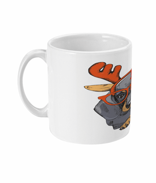  Christmas Dauschund Dog Coffee Mug by Free Spirit Accessories sold by Free Spirit Accessories