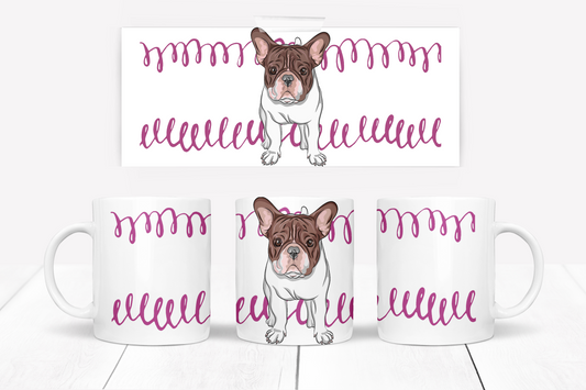  French Bulldog and Ribbons Coffee Mug by Free Spirit Accessories sold by Free Spirit Accessories
